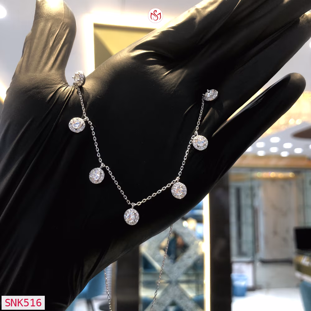 Silver Women Necklace - SNK516