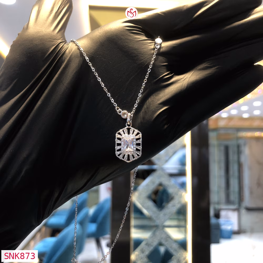 Silver Women Necklace - SNK873
