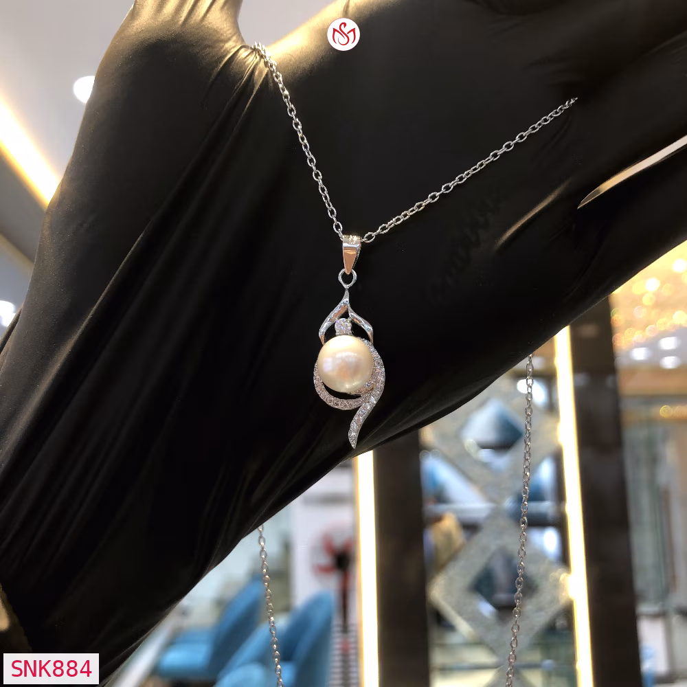 Silver Women Necklace - SNK884