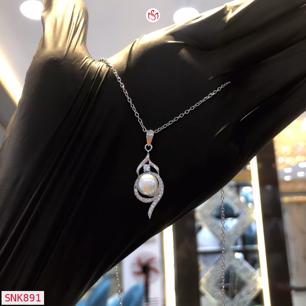 Silver Women Necklace - SNK891