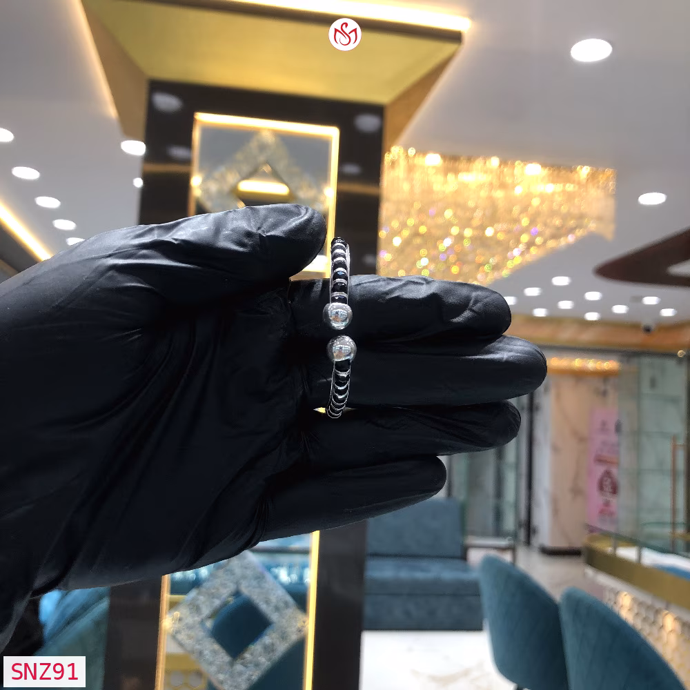 Silver Baby Bangle - SNZ91