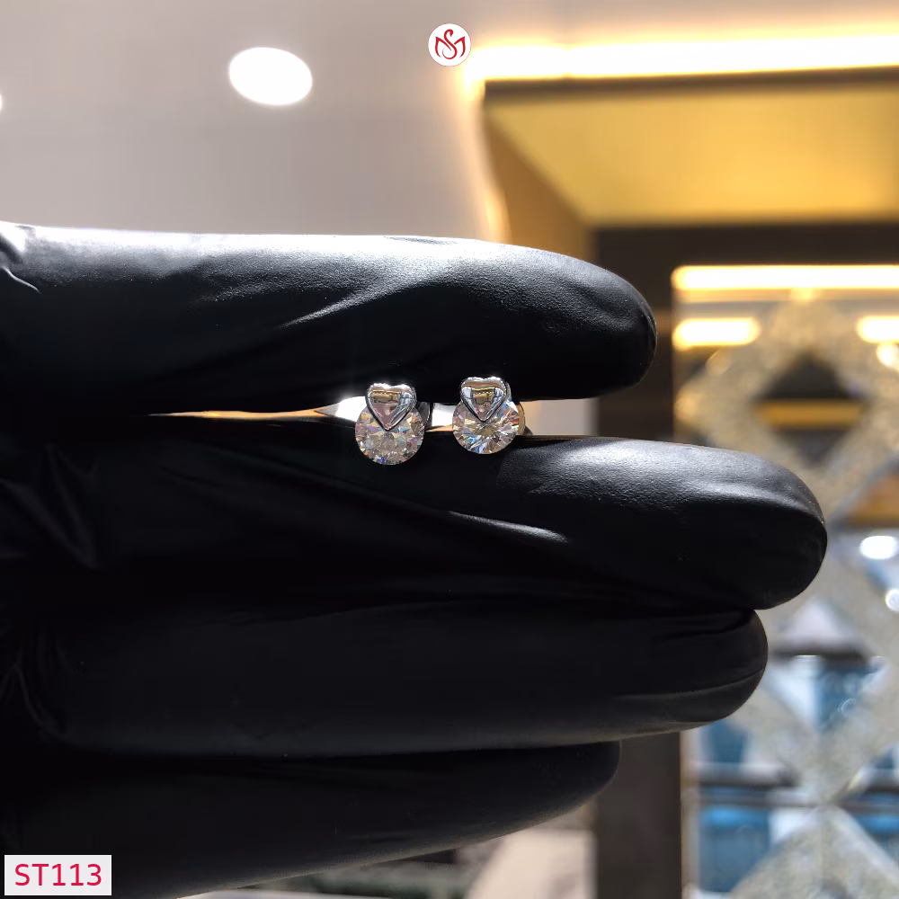 Silver Women Earring - ST113