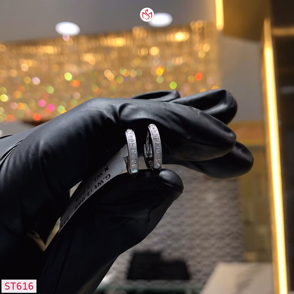 Silver Women Earring - ST616