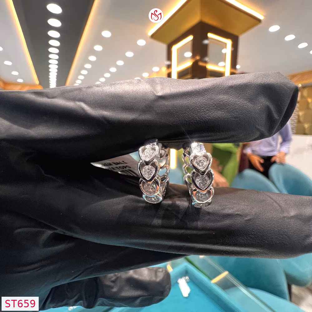 Silver Women Earring - ST659