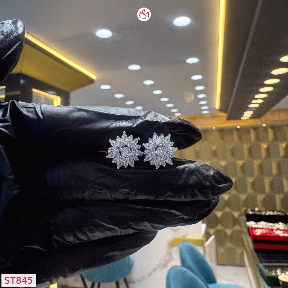 Silver Women Earring - ST845